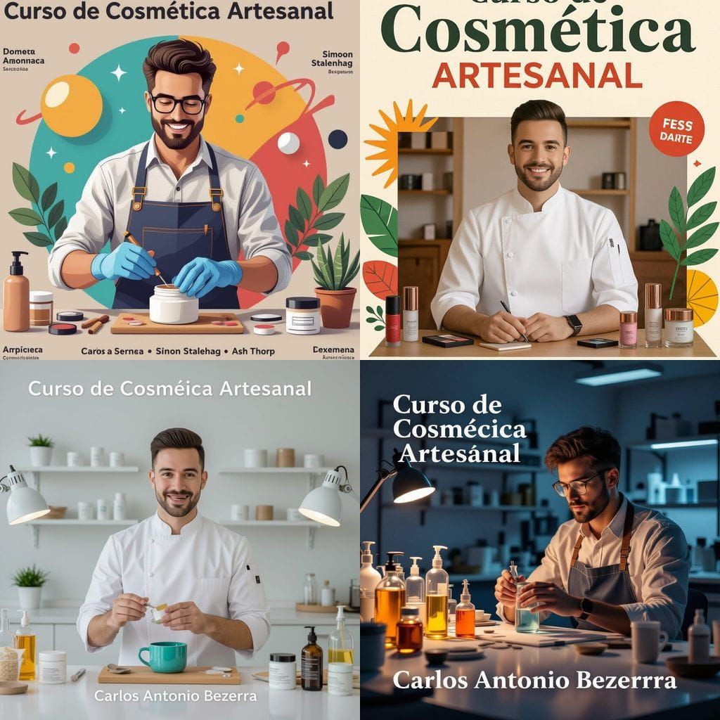 Ebook Cover for an Artisan Cosmetics Course