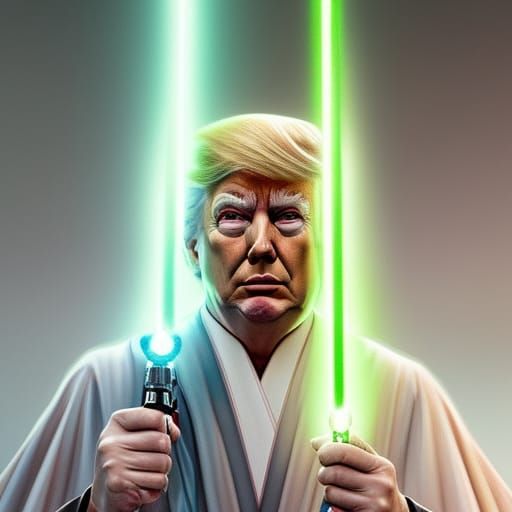 Jedi Master Concept Art in Dynamic Lighting