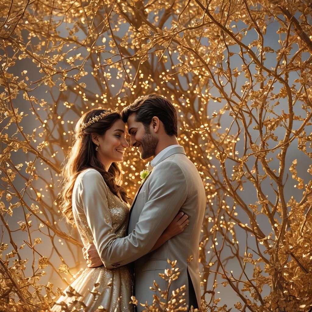 Cozy Photo Album with Candlelight in Maximalist Style