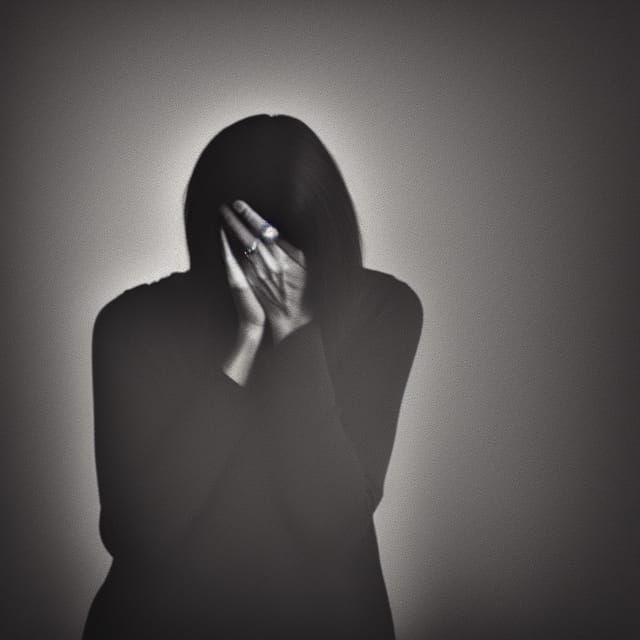 Abstract Expression of Grief and Loss