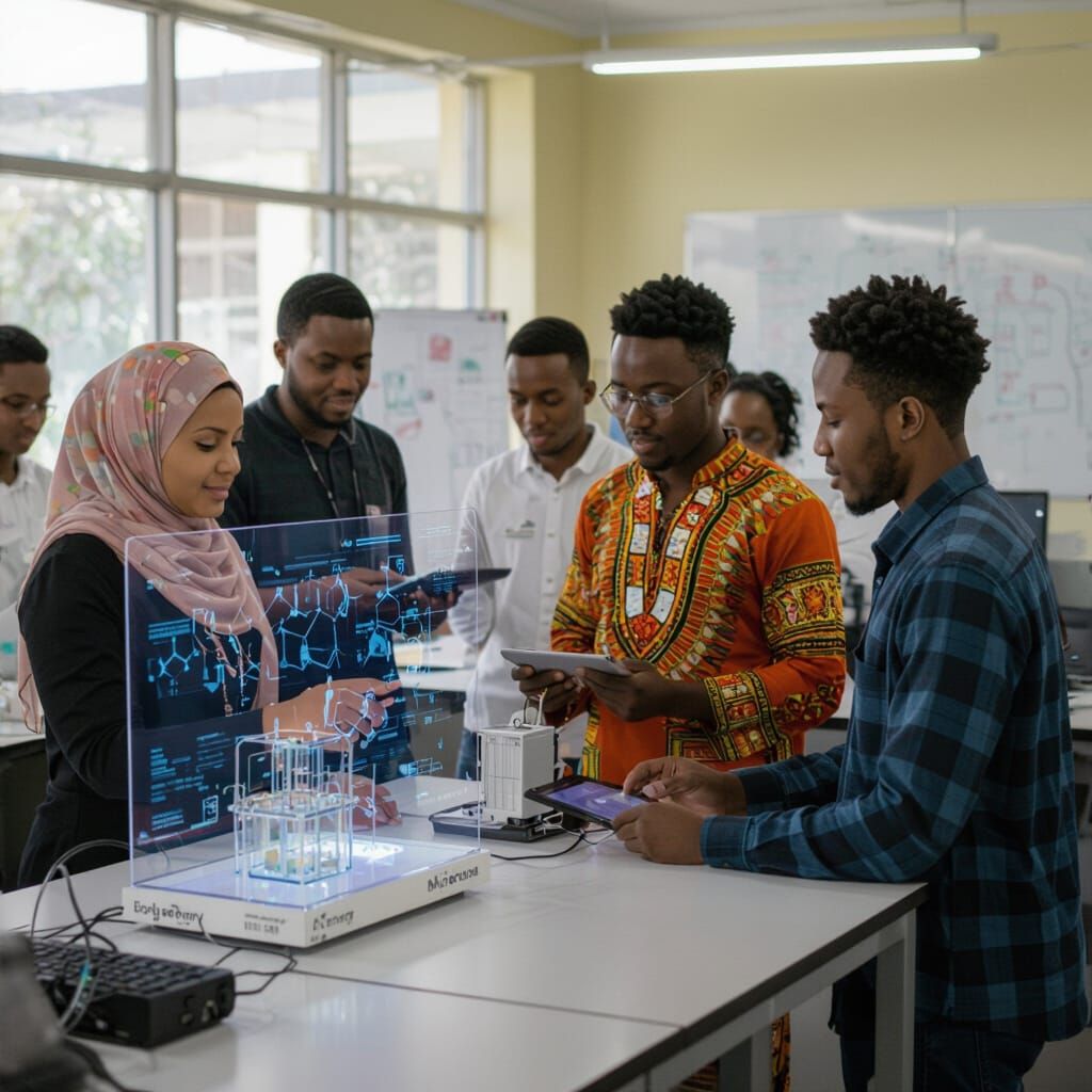 African Students Innovate in AI Biofuel Lab