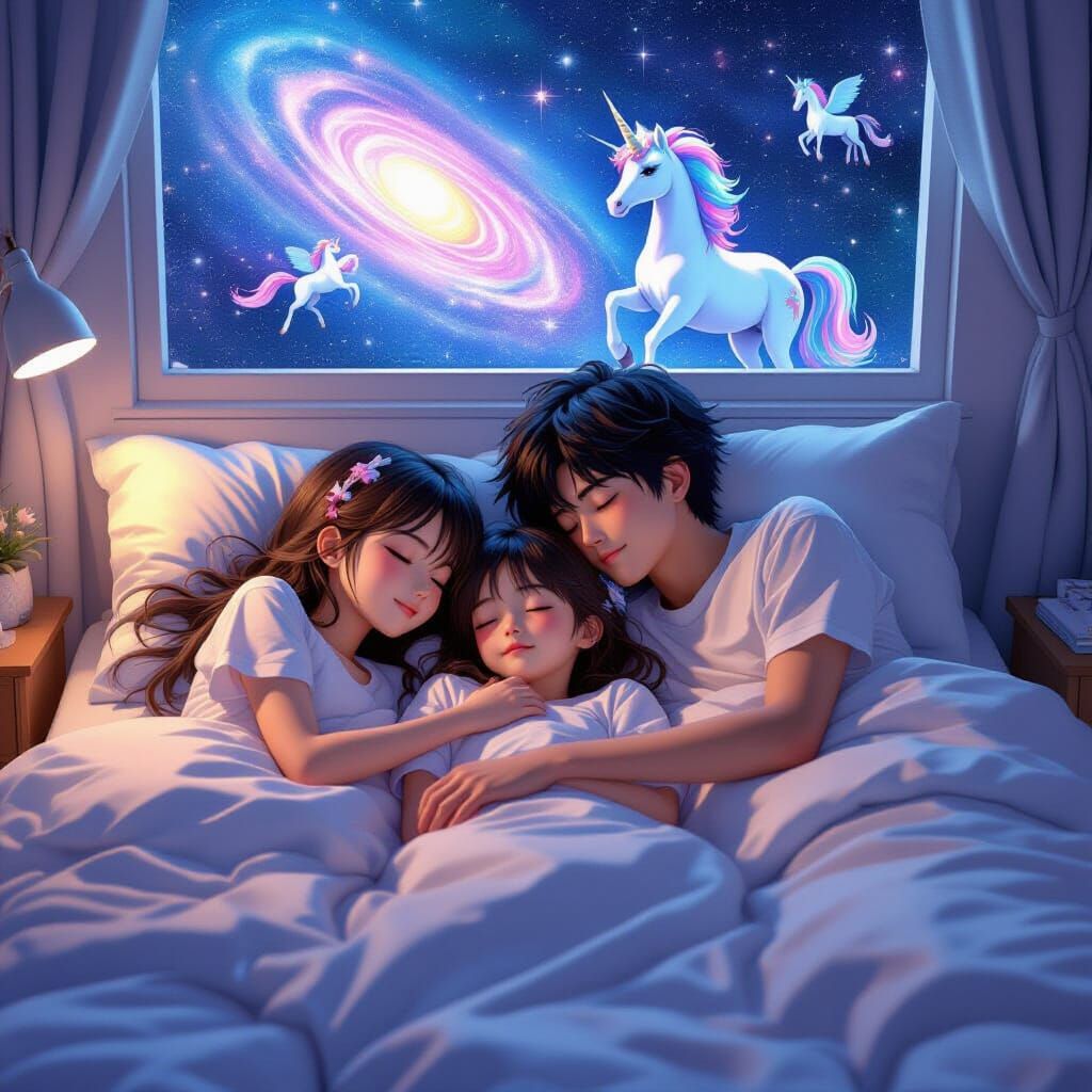 Children Dream of Unicorns in Space, Anime Style