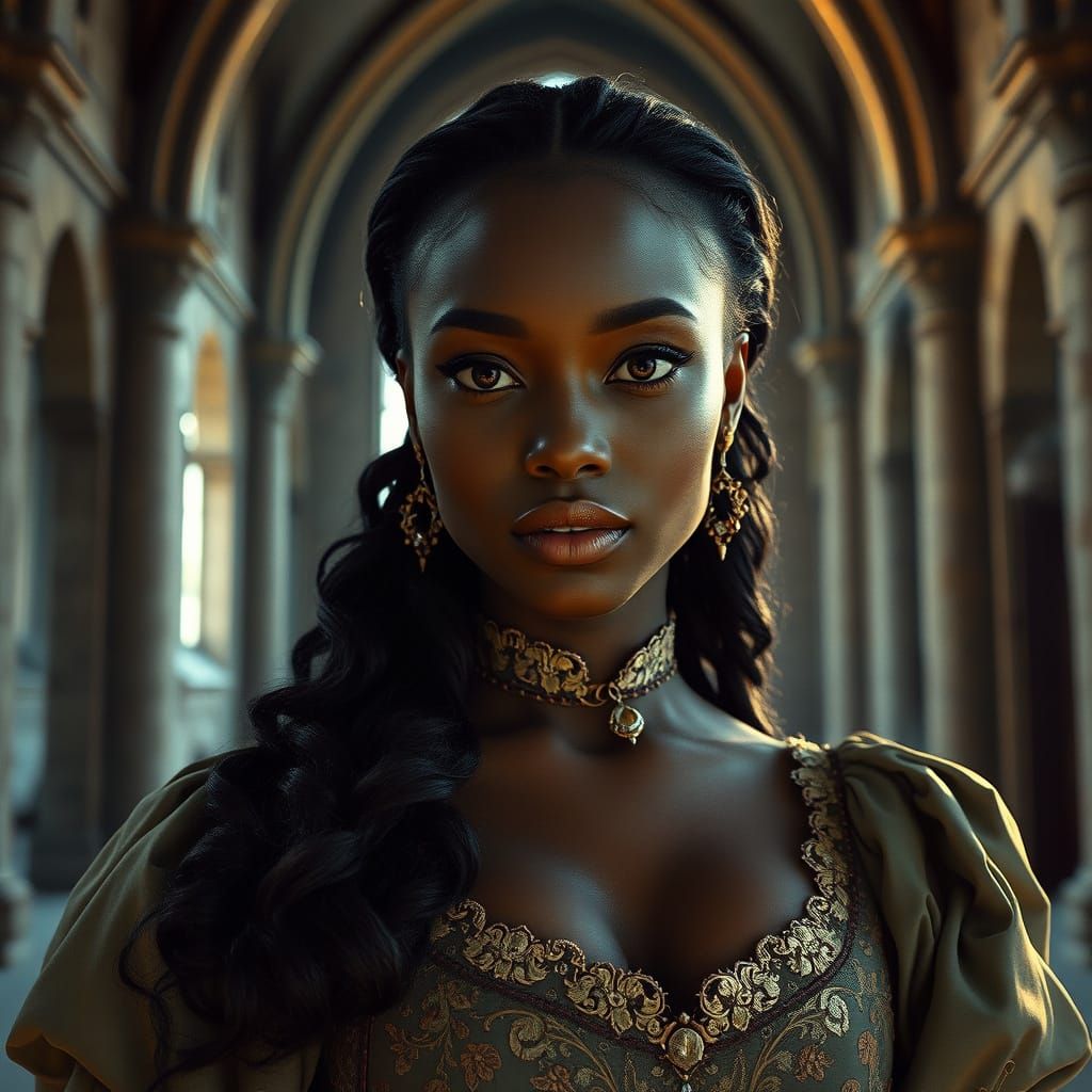 Gothic Beauty in Medieval Splendor