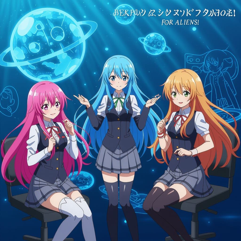 Anime Style: People Joining Alien Business