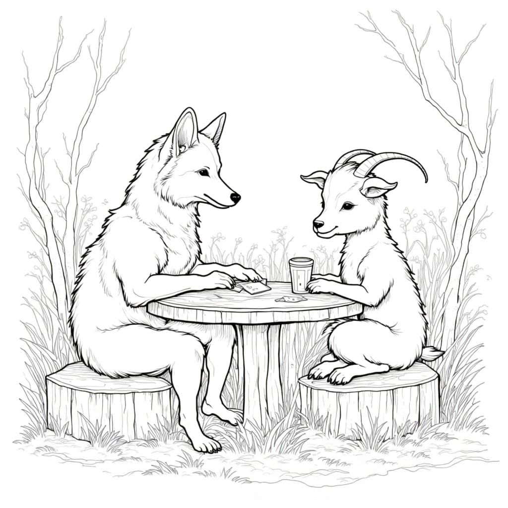 The Wolf and the Goat shall... play cards together?