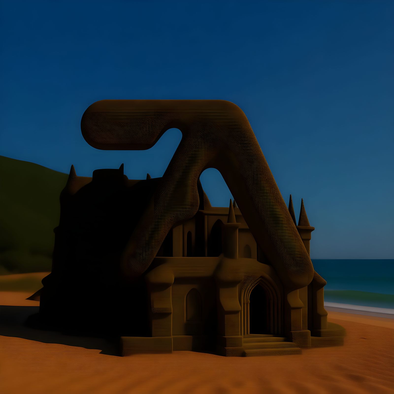 Medieval Religious Structure on French Beach