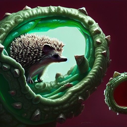 Mutated Armored Hedgehog in Microscopic Lair