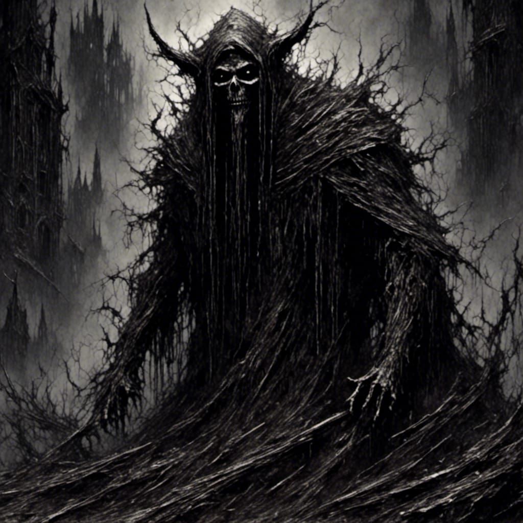 Psychedelic Punk Character Portrait