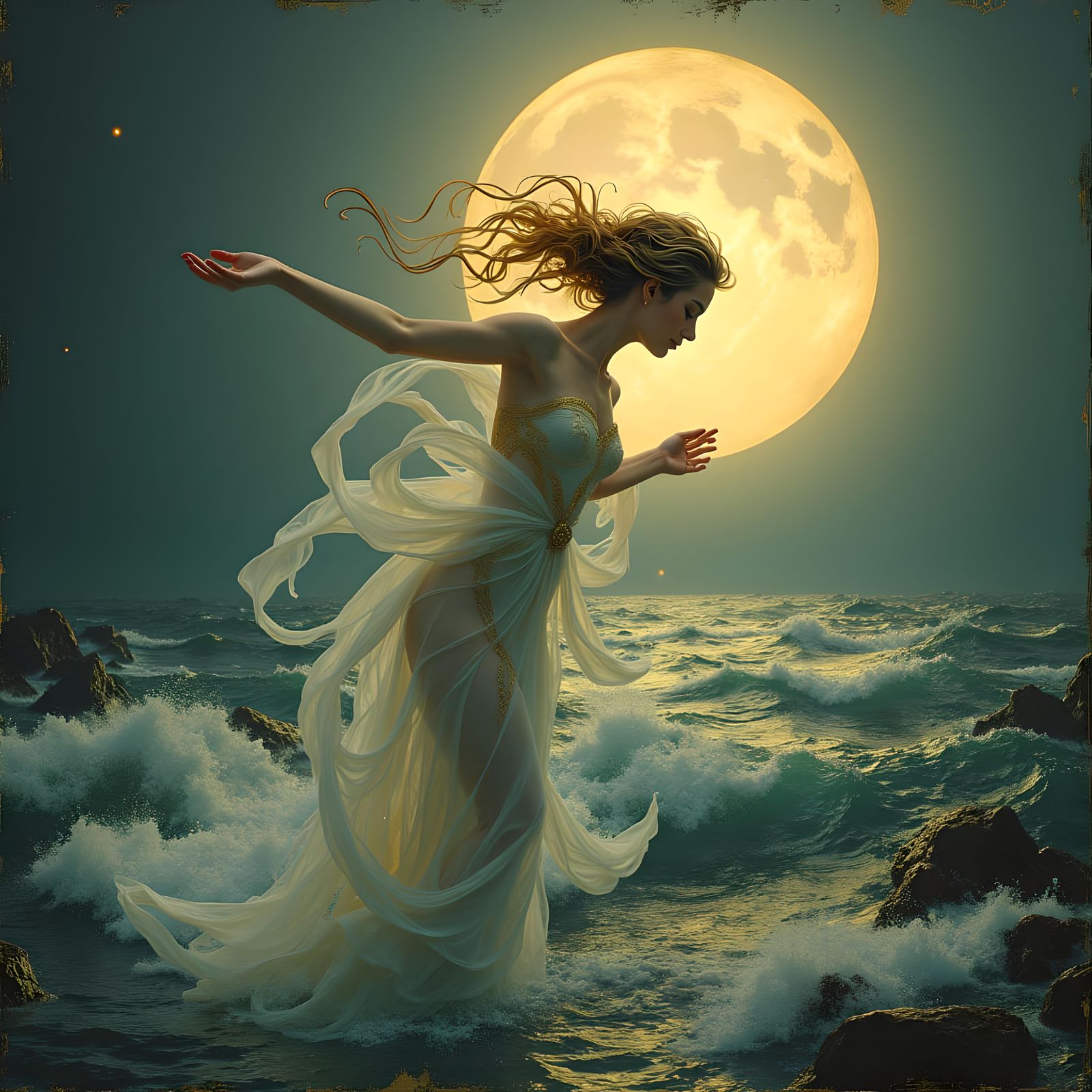 Sleek Polished Silver Surface