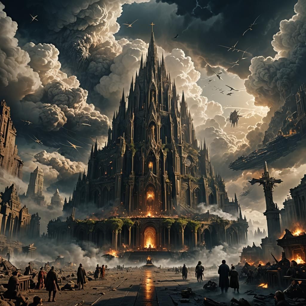 Epic Digital Matte Painting: The Second Coming