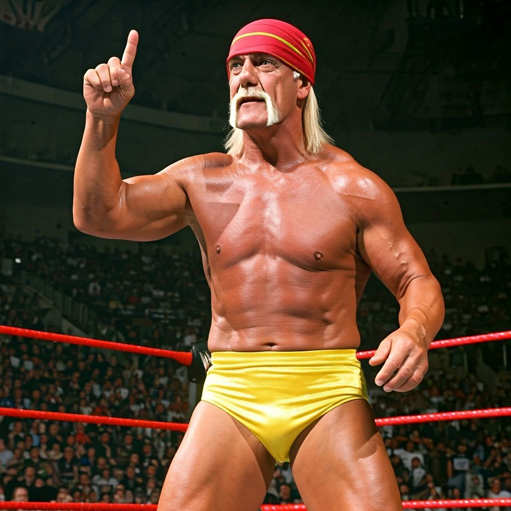 Hulk Hogan Wrestles in Ring of Heaven