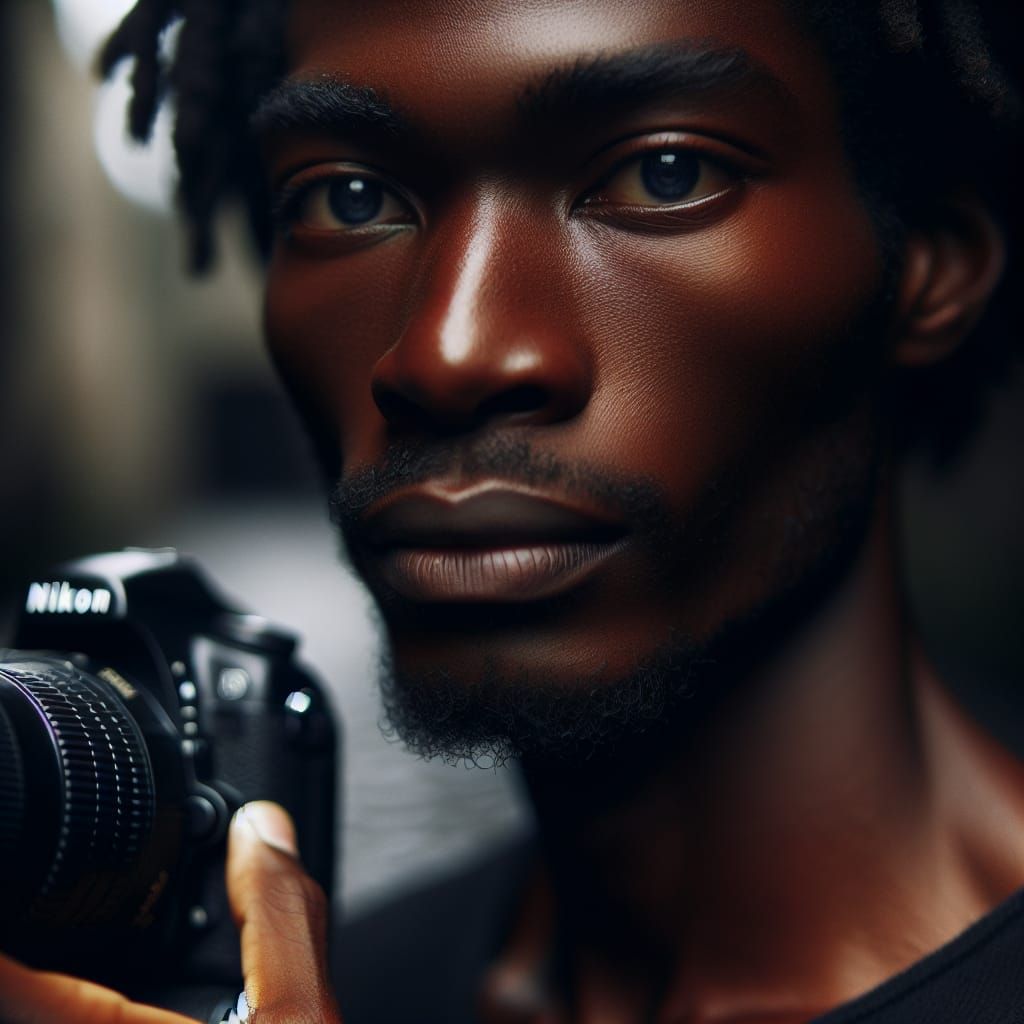 Intimate Portrait of a Man with Ambient Light