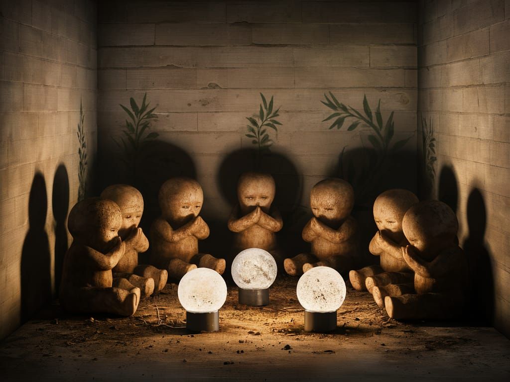 Homeless Dolls with Lightglobes