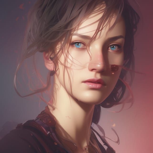 Author Portrait in Hyperdetailed Artstation Style