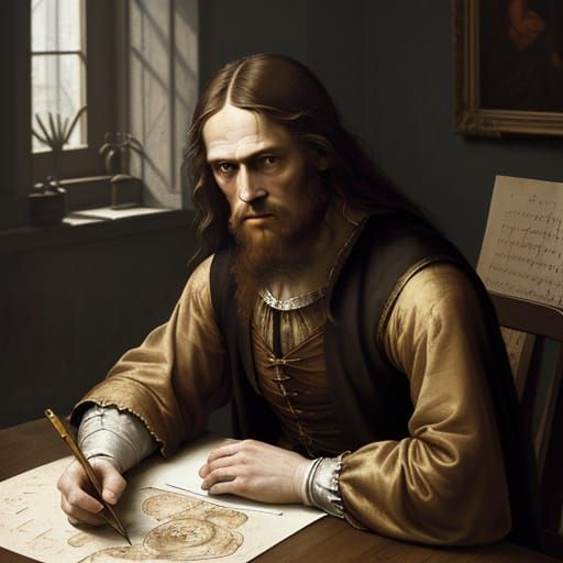 A Renaissance Master's Moment of Contemplation