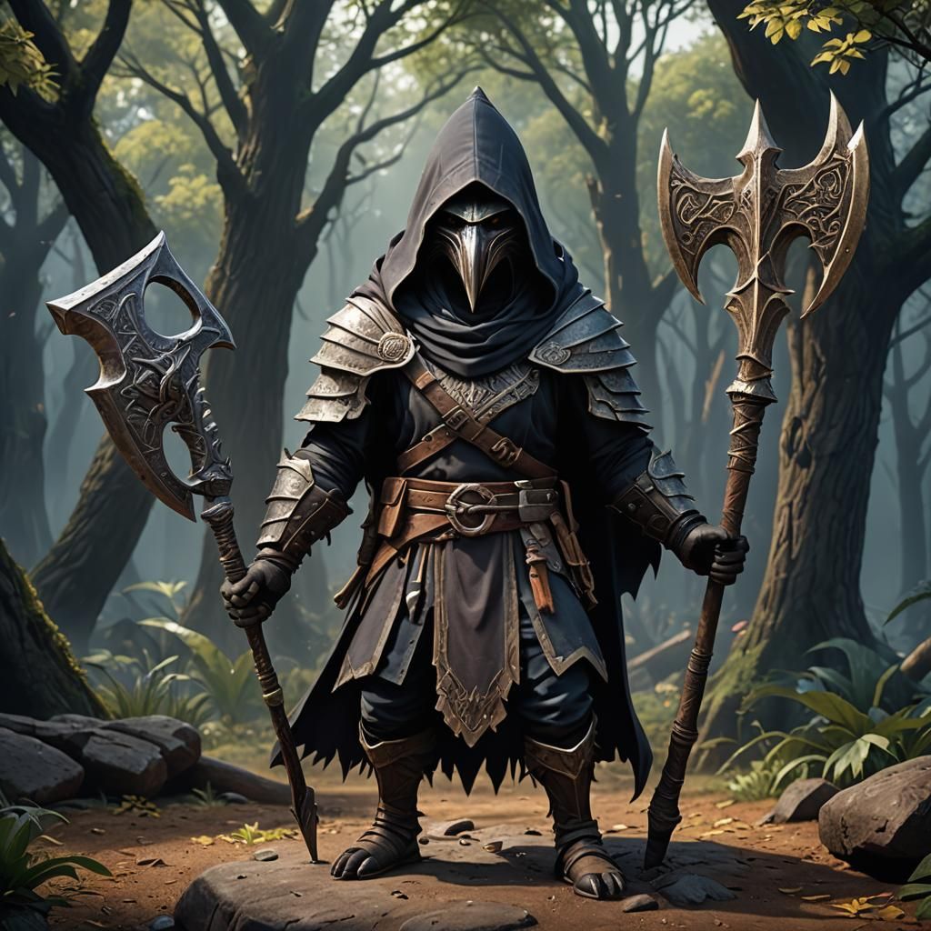 Kenku Barbarian Matte Painting in Unreal Engine 5