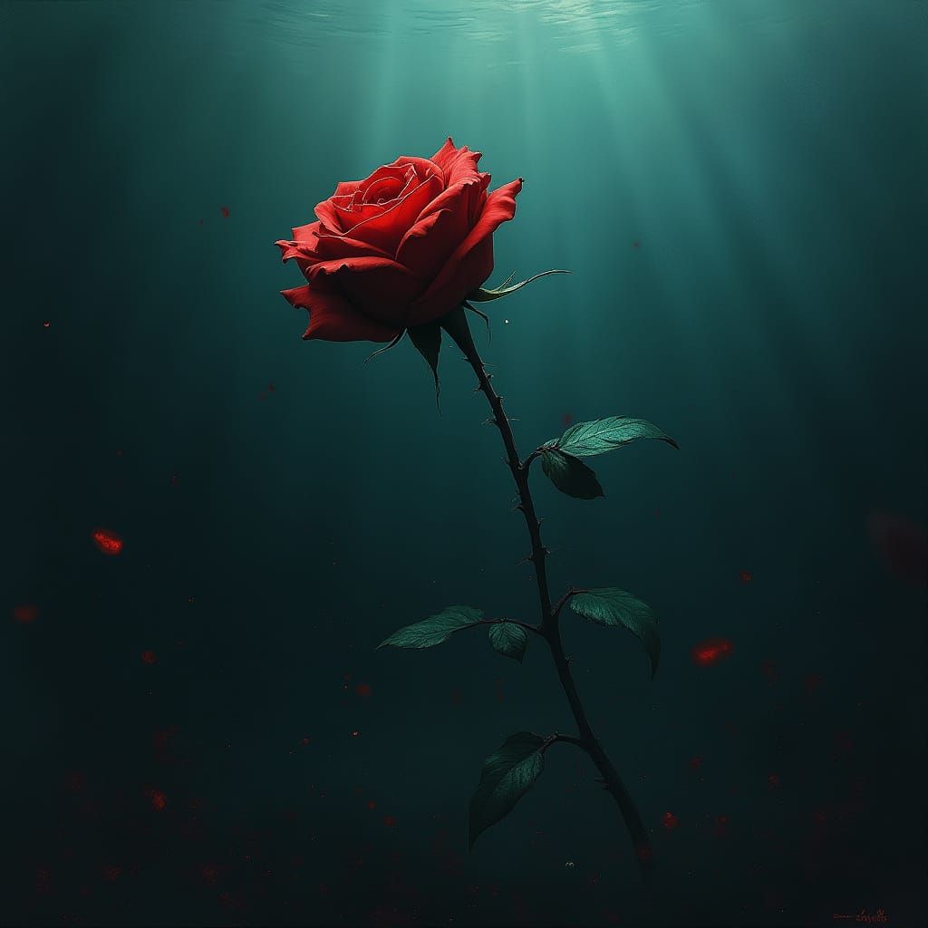 Sinister Roses Bloom in the Deep Ocean