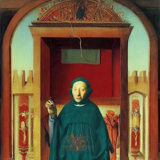 Marabout's Fast Food Dilemma: Van Eyck and Rothko Style