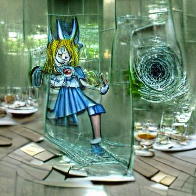Alice's Unexpected Encounter with the Looking Glass