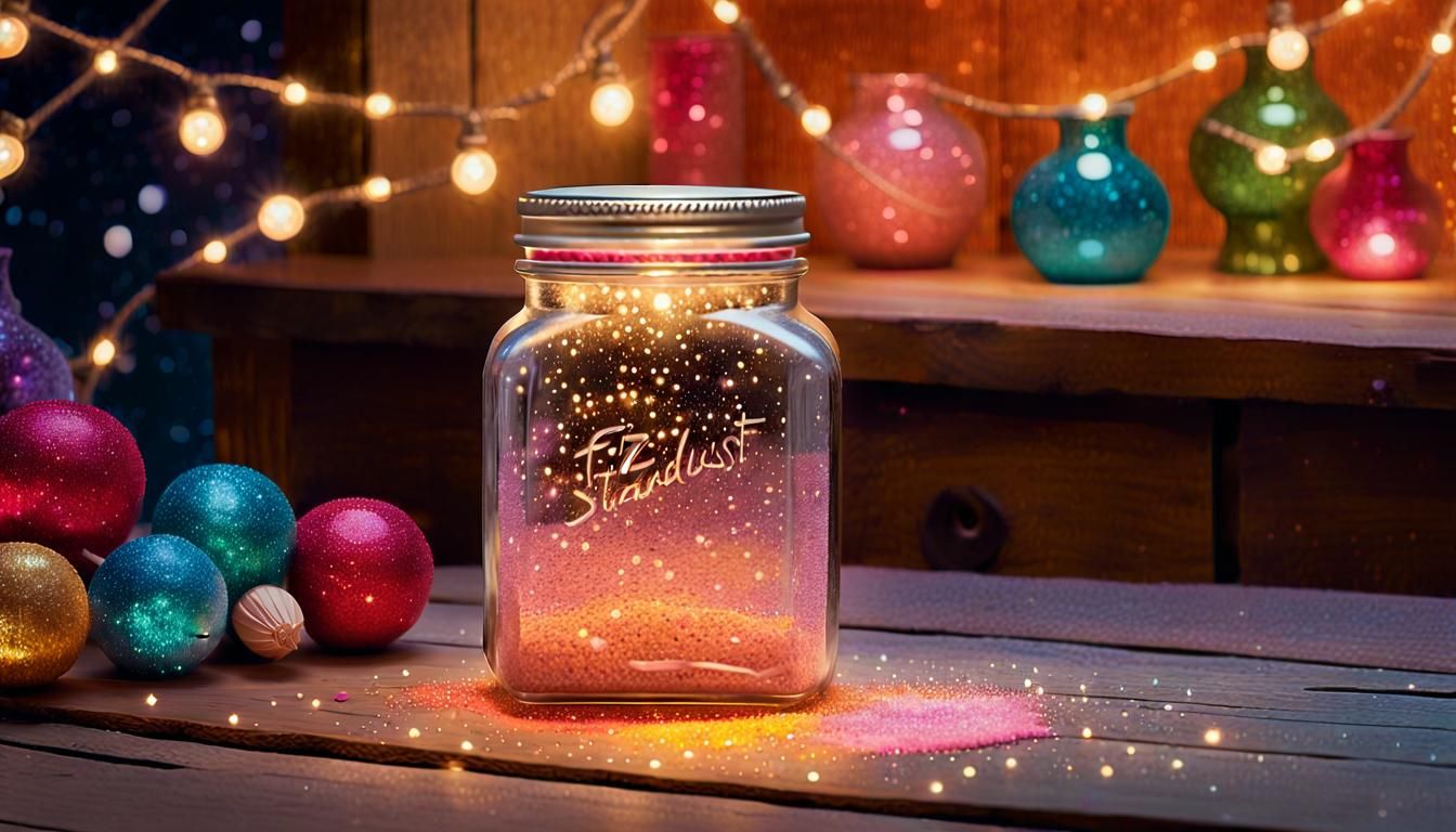 Whimsical Still Life: Fizzling Stardust Spice