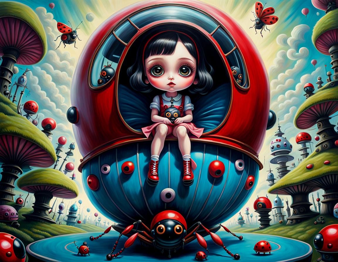 Ladybug & friends visit a mushroom city ❤️❤️❤️