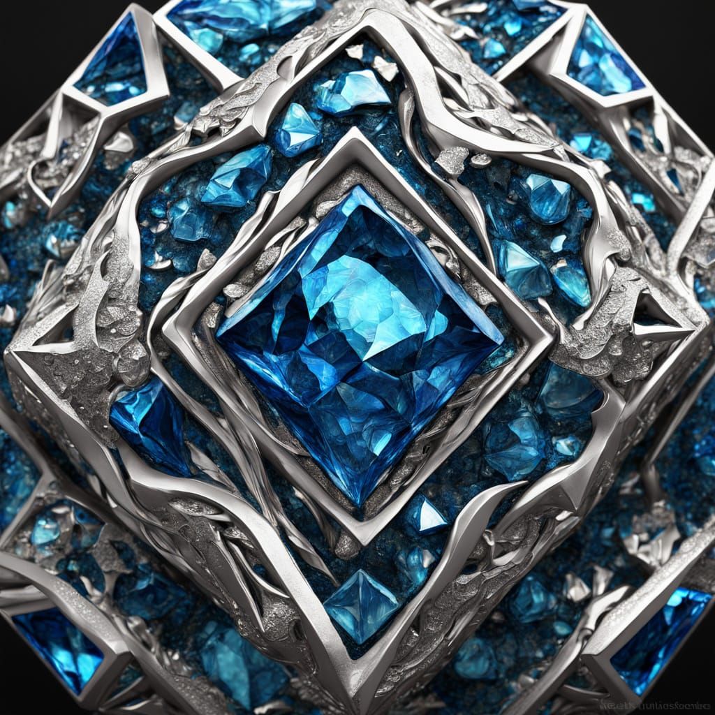 Ethereal Clay Sculpture in Vibrant, Deep Colors