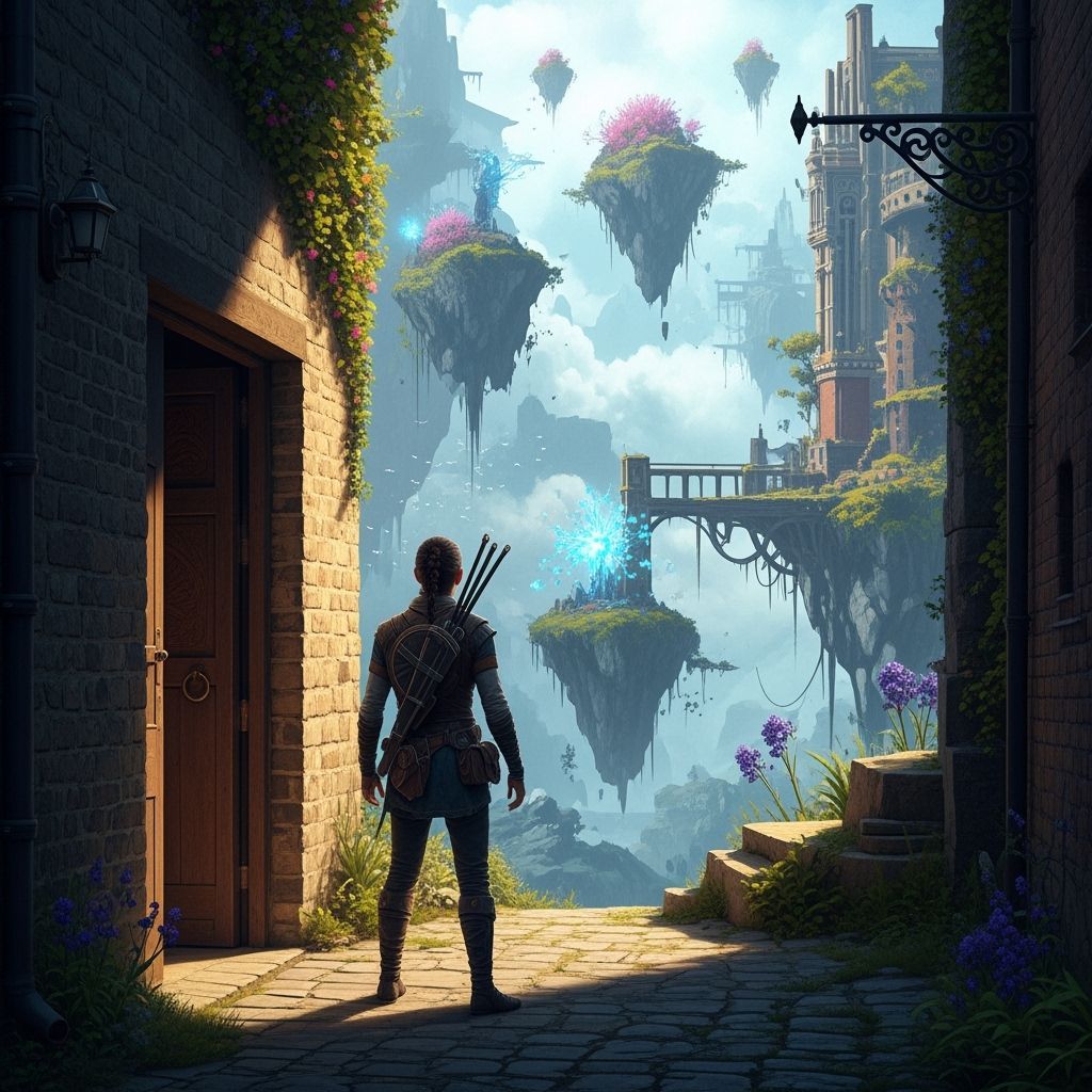 Ethereal Realm Discovery: A Matte Painting