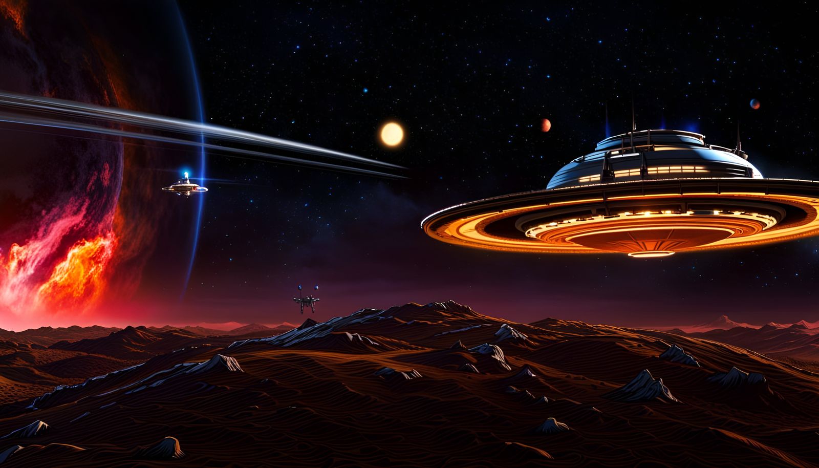 Space Police Pursue Space Pirate Perps