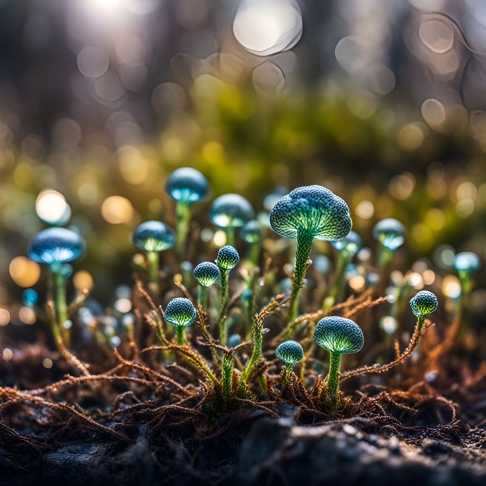 Cyan Mycelium