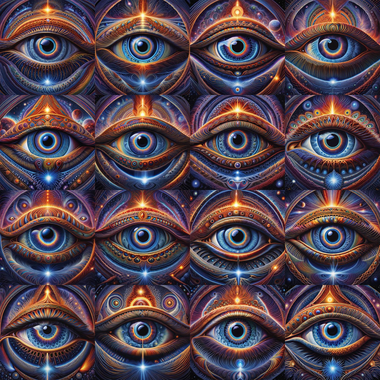 Cosmic Eye Art in 8k Resolution