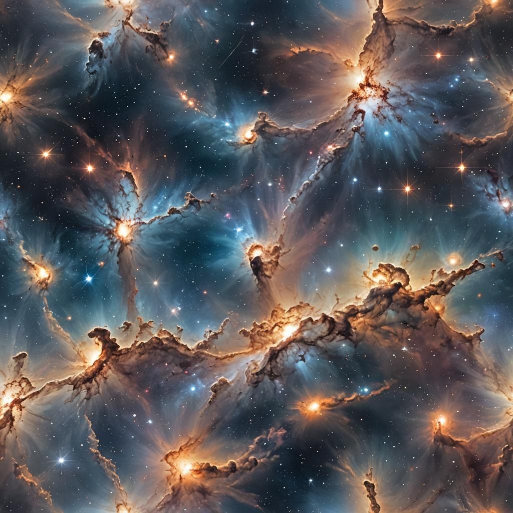 Effluvium Cloud Galaxy: A Cosmic Rendering