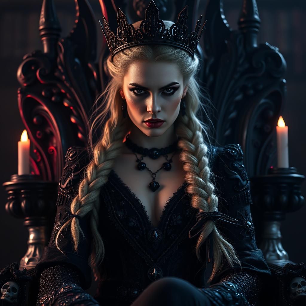 Lithuanian Queen of the Underworld Portrait