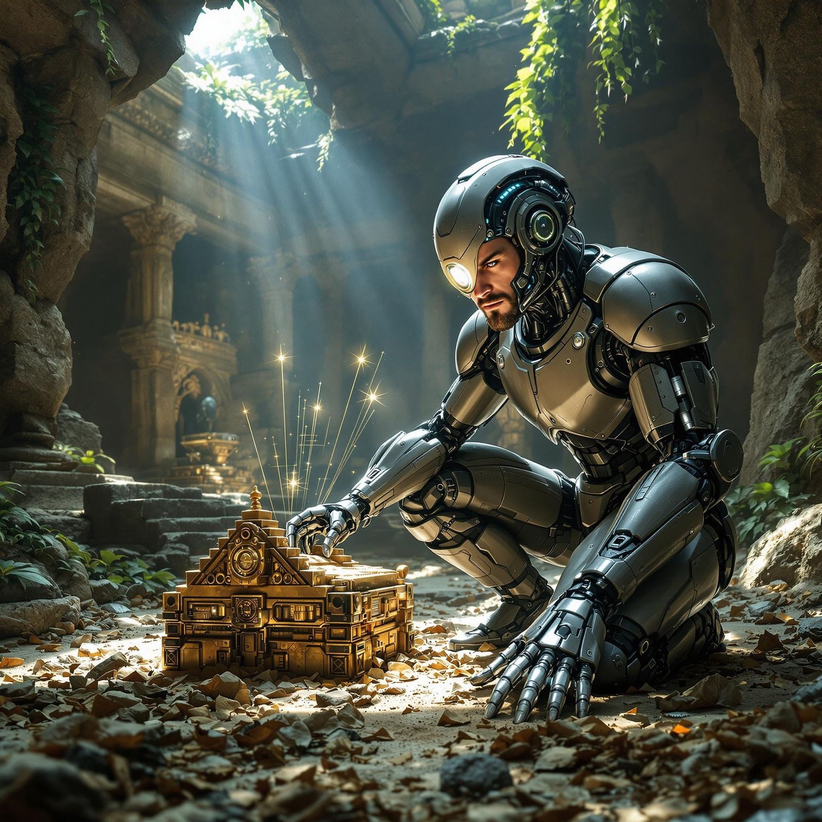 Cyborg Archaeologist Unveils Ancient Secrets