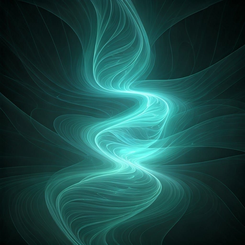 Ethereal Bioluminescent Blooms in Dreamlike Harmony