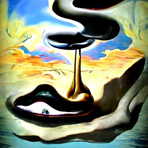 Surreal Hallucination in Salvador Dali Style