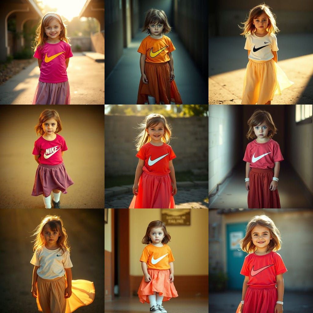 Ethereal Childhood Moment in Cinematic Film Style