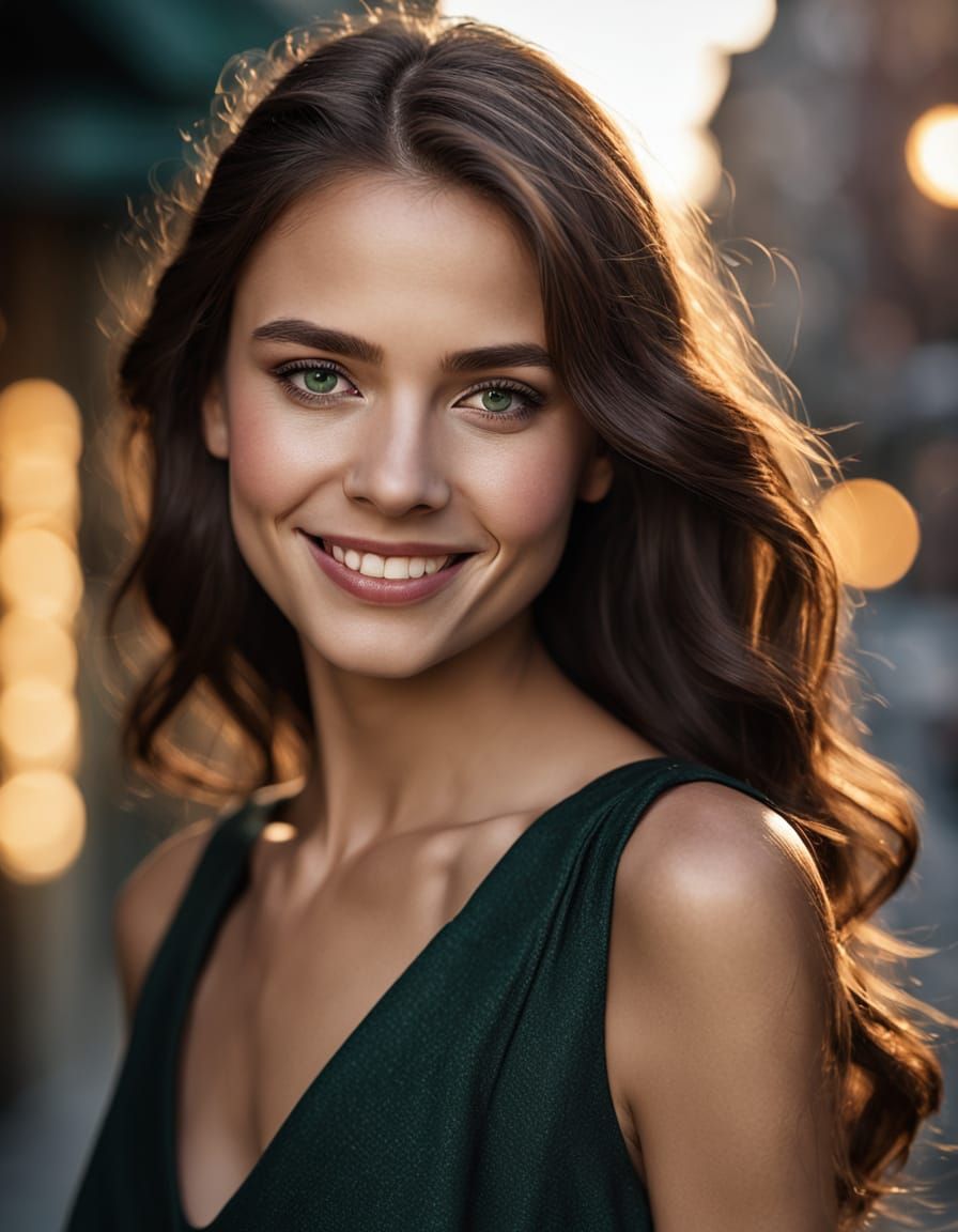 Stunning Fashion Model Portrait in Natural Light