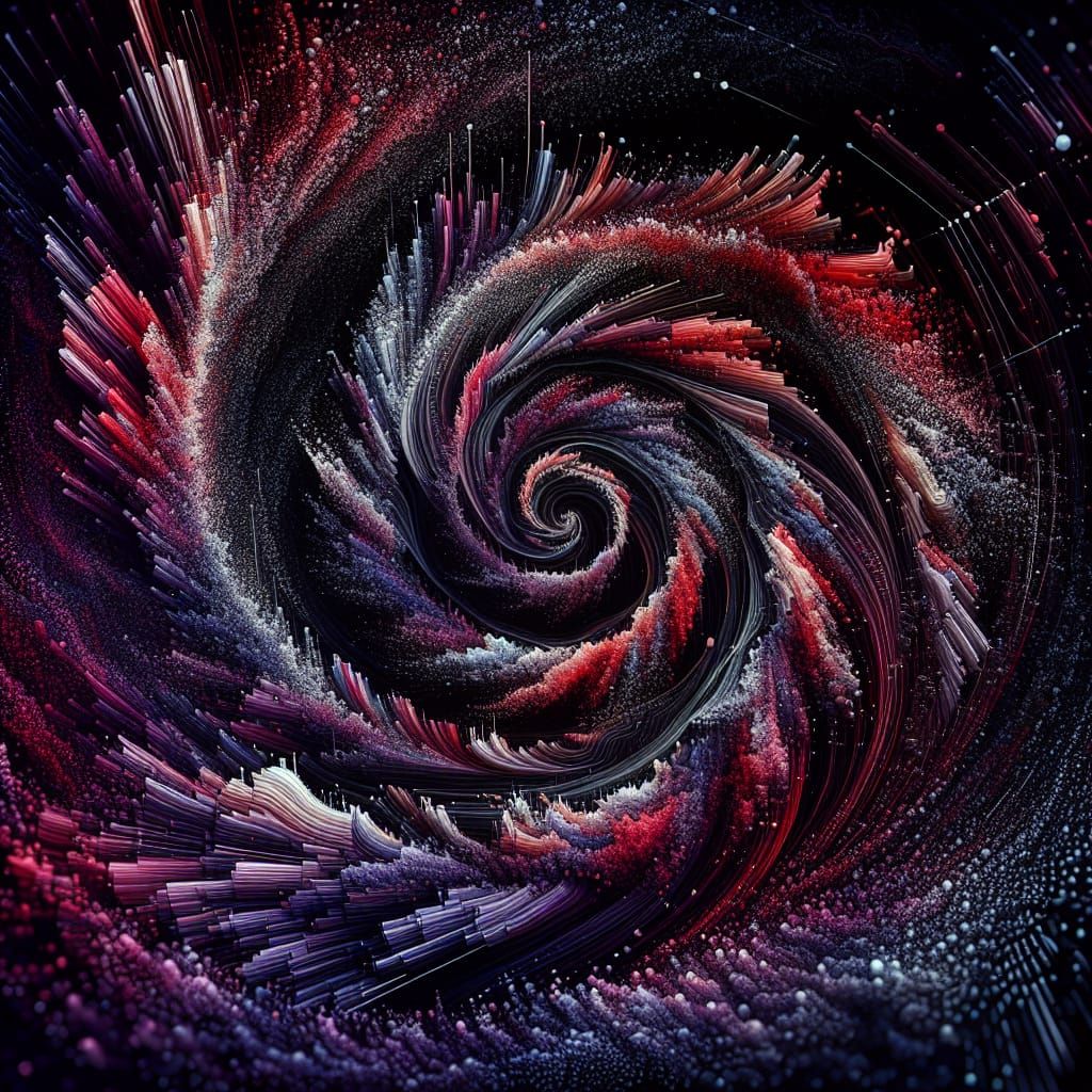 Abstract Visualization: Endless Cycle of Anxiety