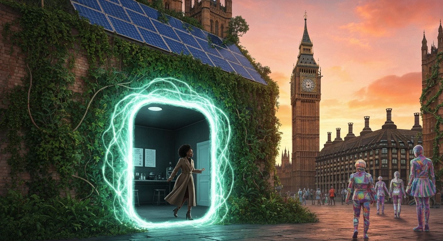 Solarpunk Portal Opens in Time-Warped England