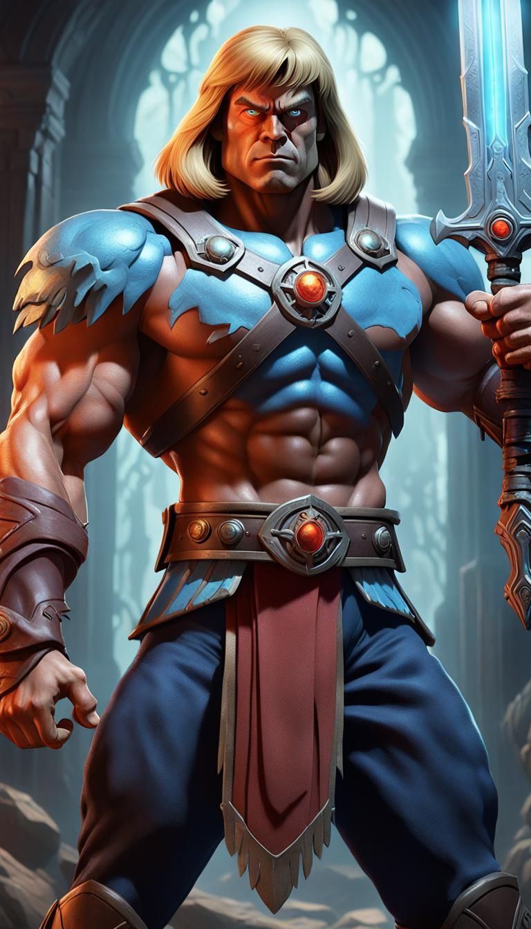 Ominous He-Man with Haunted Power Sword