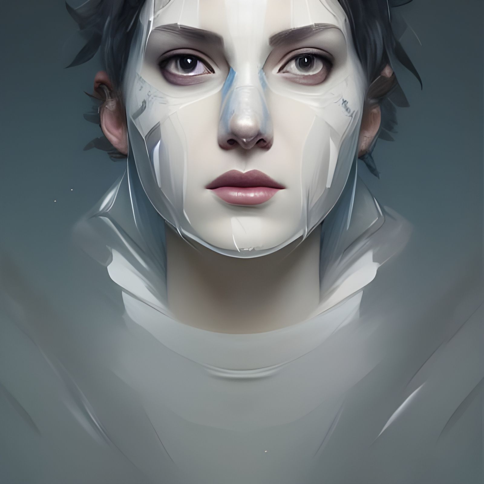 Mischievous Beauty in Hyperdetailed Portrait