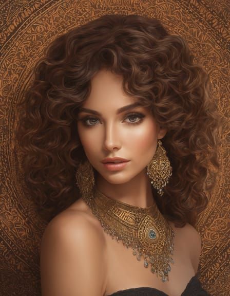 Vibrant Kaleidoscope Pattern: Symmetrical Geometric Art