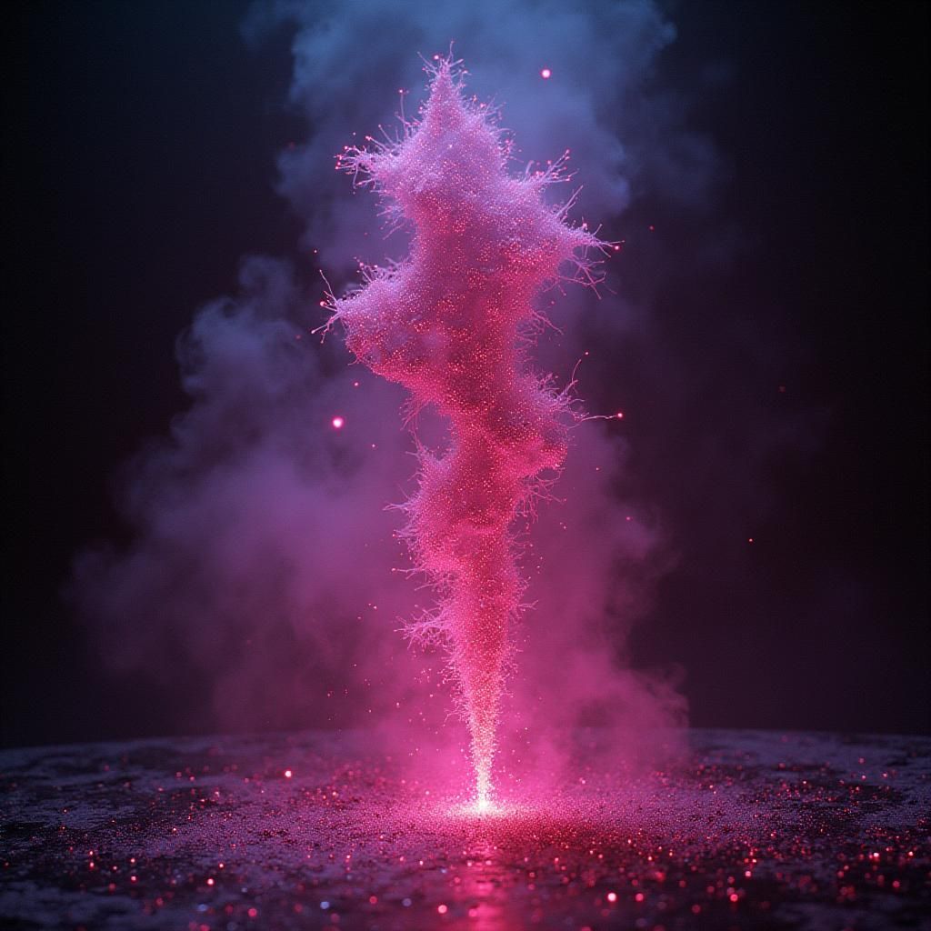 Neon Magic Dust: Intricate Ethereal Spectragradients