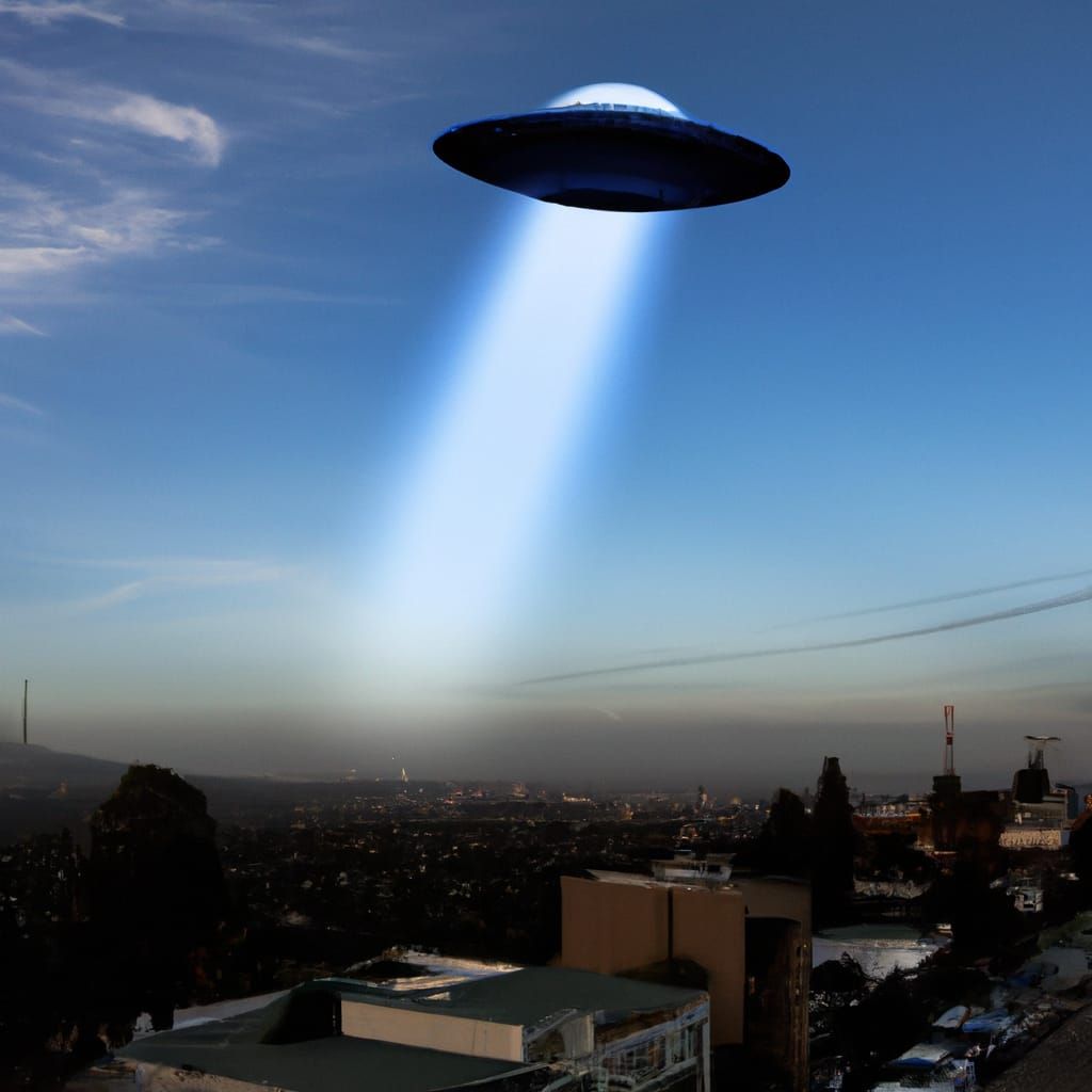 UFO Sighting Over Los Angeles Skyline