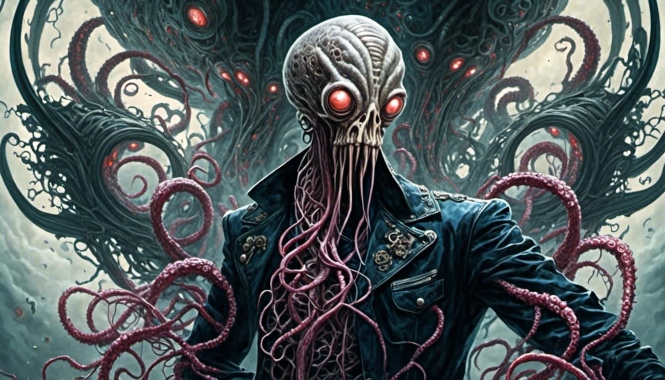 Dr. Who Inspired Dark Fantasy Ood Alien