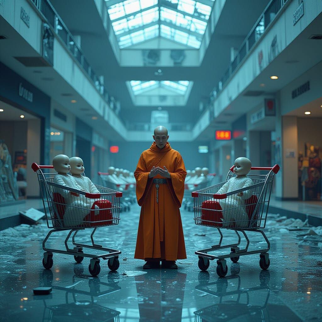 Post-Apocalyptic Shopping Cart Ceremony