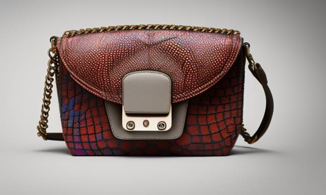 Chameleon Handbag in Professional Photography Style