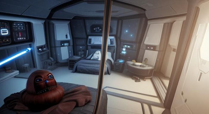 Star Wars Themed Room Concept Art