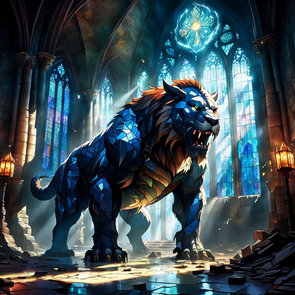 Gentle Beast in Majestic Castle Hall