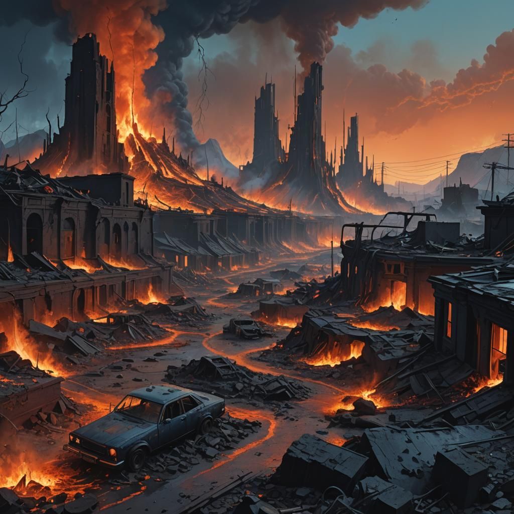 Apocalyptic Earthquake: Matte Painting in Unreal Engine